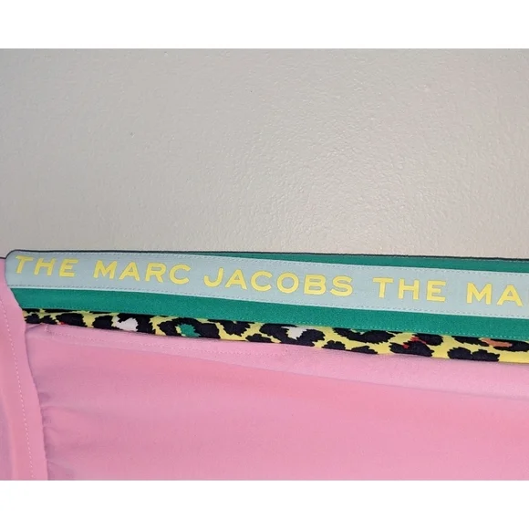 Marc Jacobs Pink Track Pants with Leopard Stripe - Picture 4 of 9